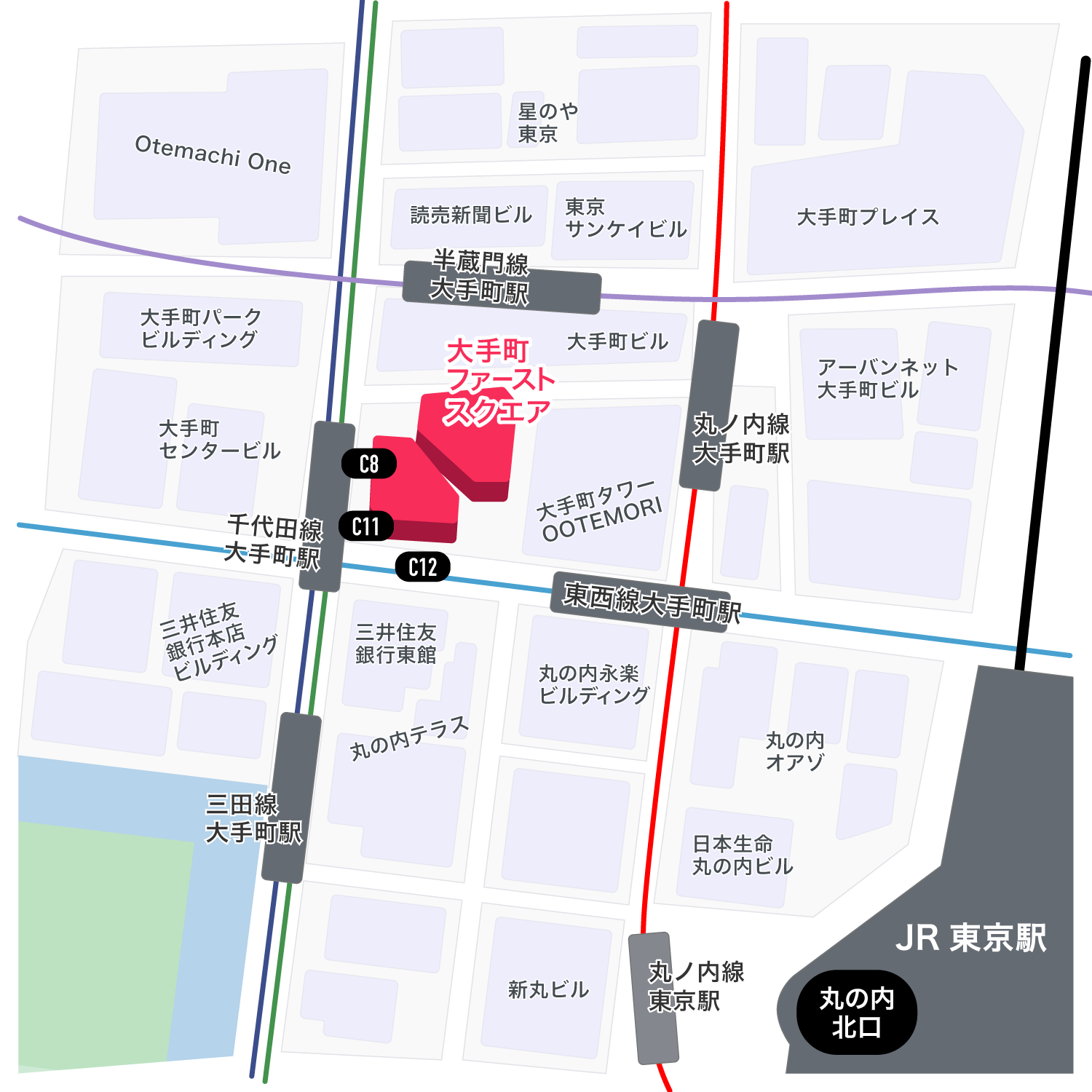 地図：NTTレゾナント 本社